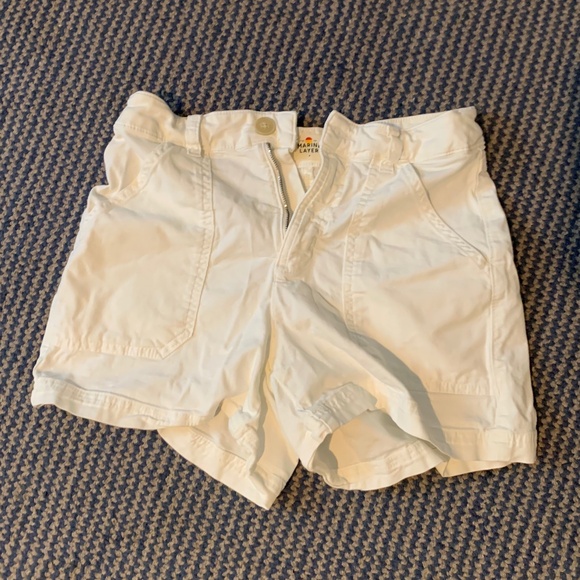 Marine Layer Maya Utility Short in Antique White - Picture 1 of 3